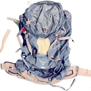 Osprey Aether 70 (included REI Duck’s Back rain cover). Retails new $400.